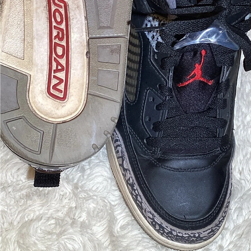 Jordan spizike black 313371-034 sneakers size 9.5
